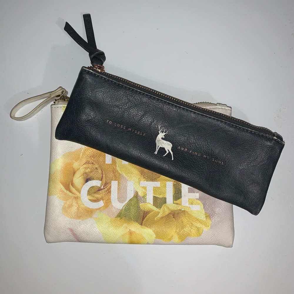 indigo pencil pouch bundle